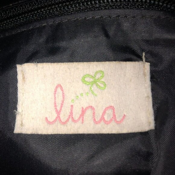 Lina Shoulder Bag Woven Zip Top Black Knit Handbag Purse Boho Hobo - Picture 10 of 12